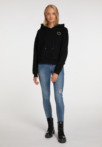 MYMO Sweatshirt in Zwart