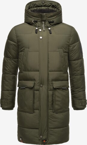 STONE HARBOUR Winterparka 'Beviis' in Groen: voorkant