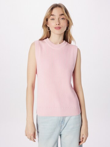 KnowledgeCotton Apparel Pullover (GOTS) in Pink: predná strana