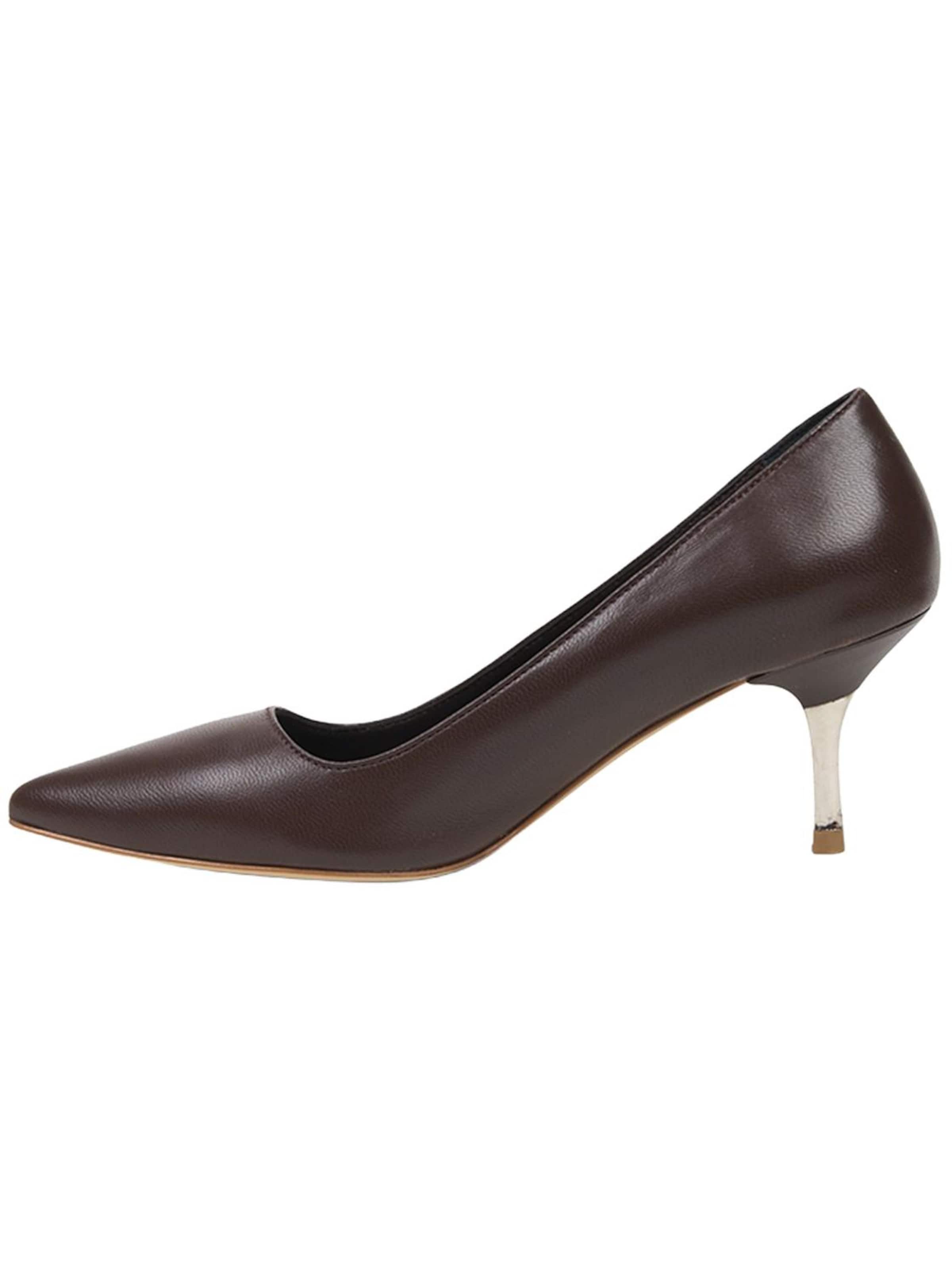 Desa - Zapatos destalonado 'Pumps' en marrón