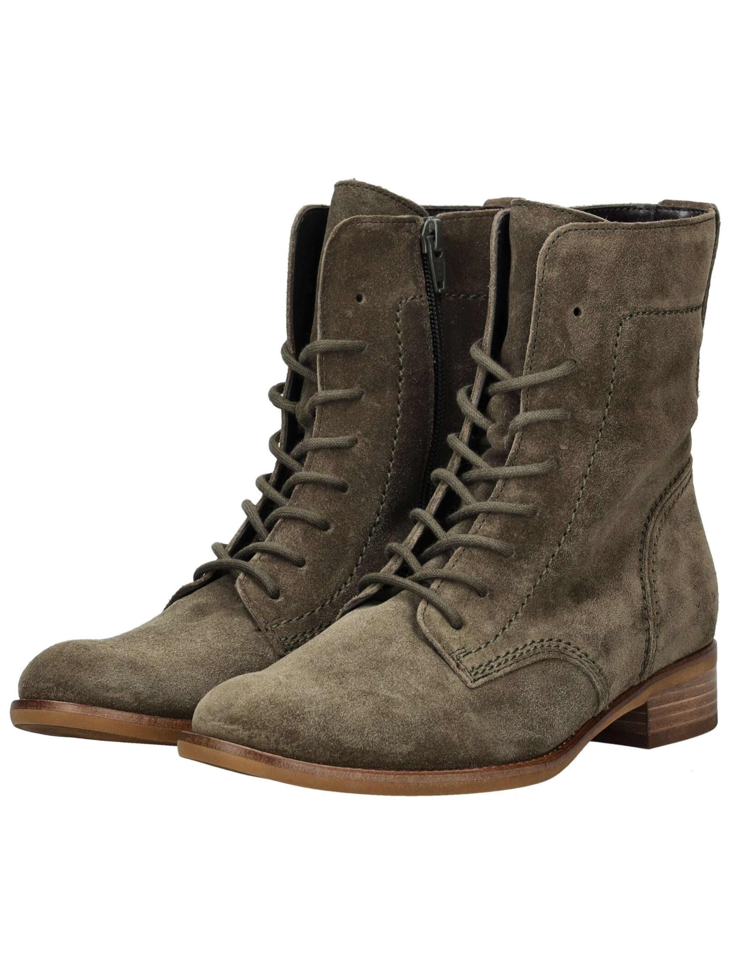 GABOR Schnürstiefelette in Grün