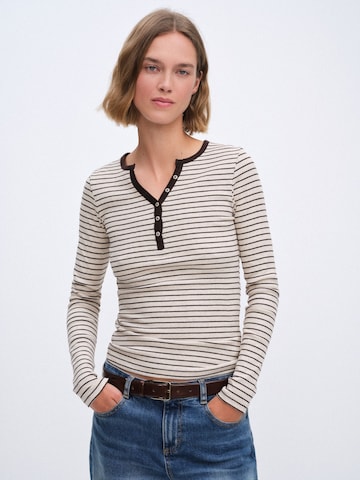 The Set - Camiseta en beige: frente