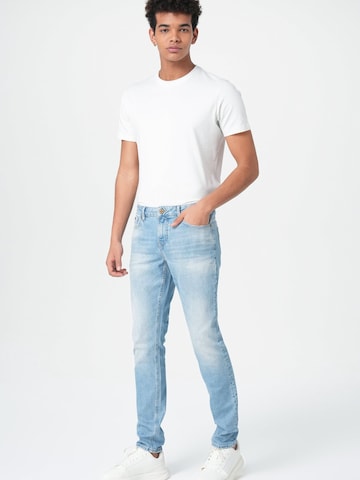 Coupe slim Jean M.O.D MIRACLE OF DENIM en bleu : devant