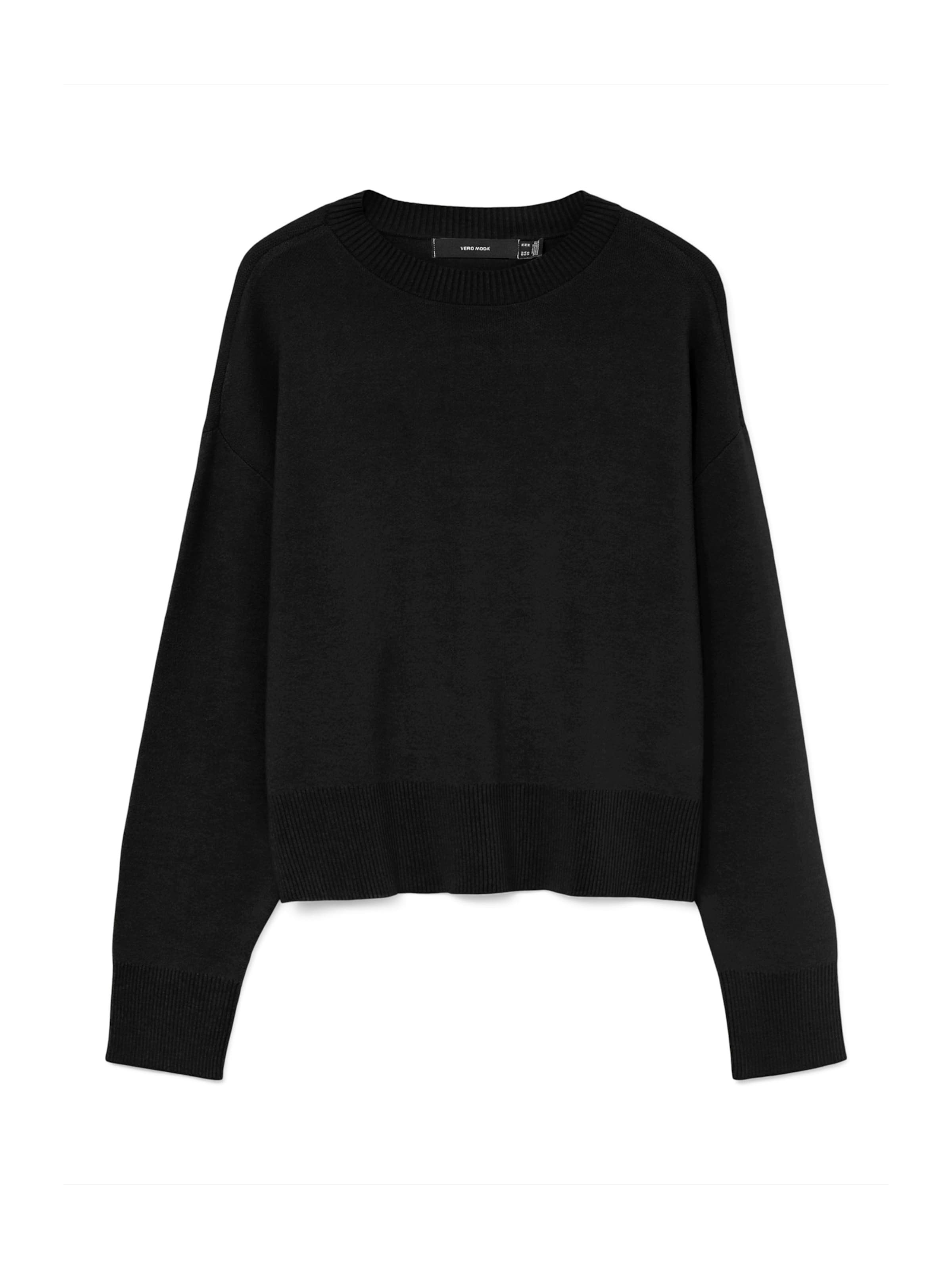 VERO MODA Pullover 'VMGOLD ART' in Schwarz: Vorderseite