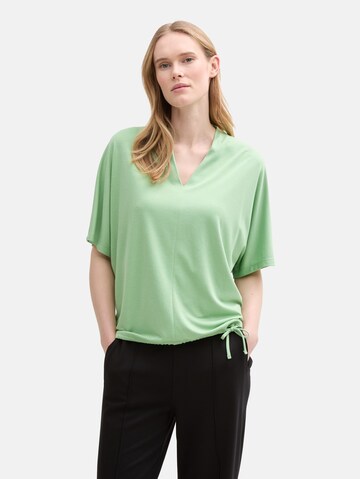 TOM TAILOR Shirt in Groen: voorkant
