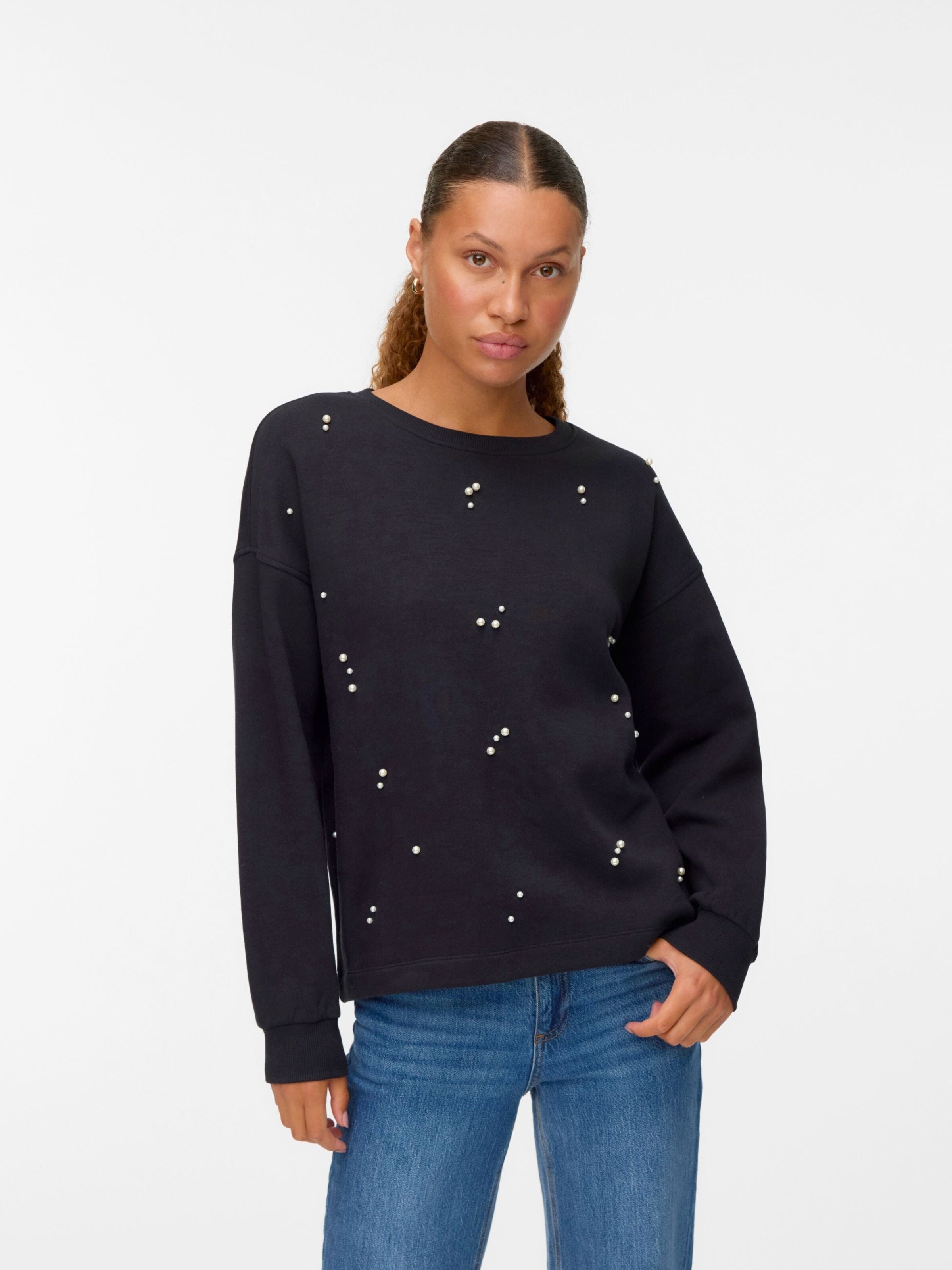 VERO MODA Sweatshirt‌ in Schwarz: Vorderseite
