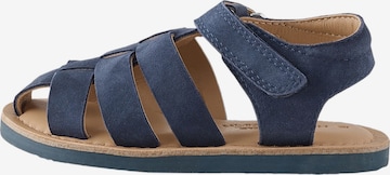 Next - Sapatos abertos em azul: frente