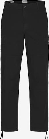 Pantalon cargo 'Karl Harlow' JACK & JONES en noir : devant