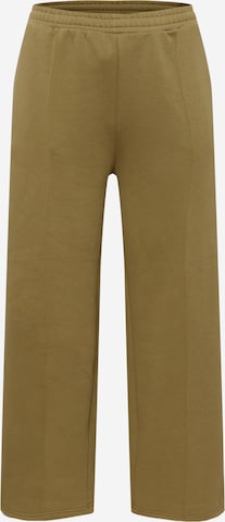 Urban Classics Szeroka nogawka Spodnie w kolorze zielony: przód