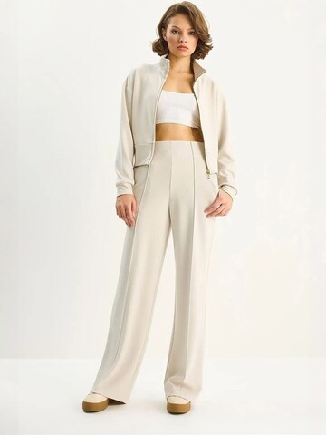 Bianco Lucci - Calças de fato em bege