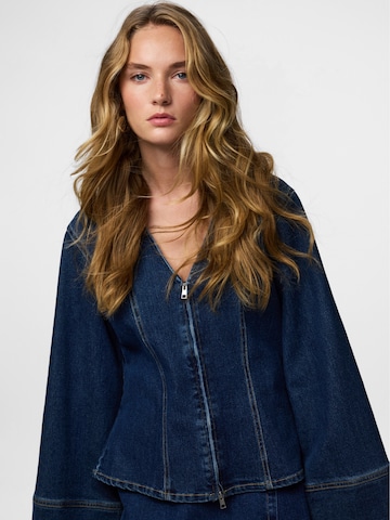 PIECES Sukňa 'PCFLORA' - Modrá