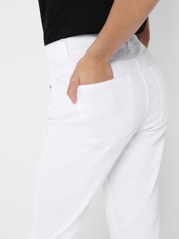 ONLY Slimfit Farkut 'Emily' värissä valkoinen