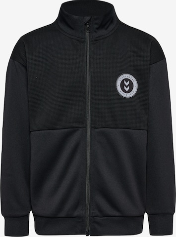 Hummel Sweatvest in Zwart: voorkant