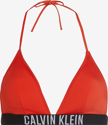Calvin Klein Swimwear Треугольник Верх бикини 'Intense Power' в Красный: спереди