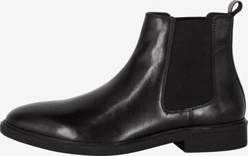 DreiMaster Klassik Chelsea Boots in Schwarz: predná strana