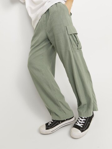 JACK & JONES Loosefit Cargobroek in Groen