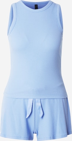 mėlyna Hunkemöller Pižama su šortais: priekis