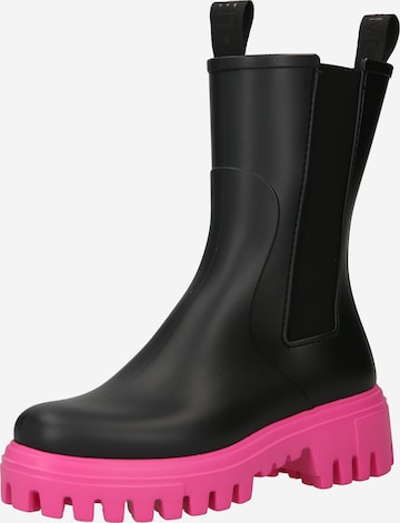 Bottes en caoutchouc 'CORA' LEMON JELLY en noir : devant