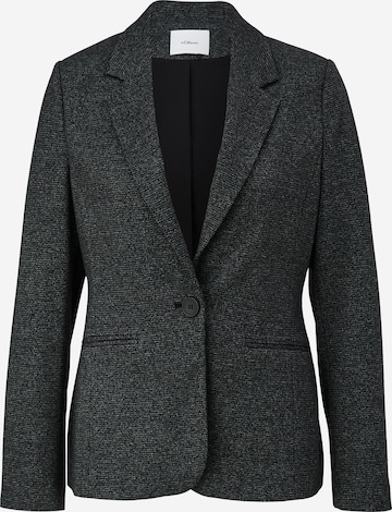 s.Oliver BLACK LABEL Blazers in Zwart: voorkant