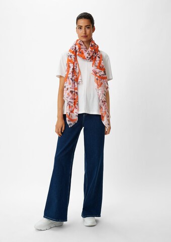 Foulard comma casual identity en orange