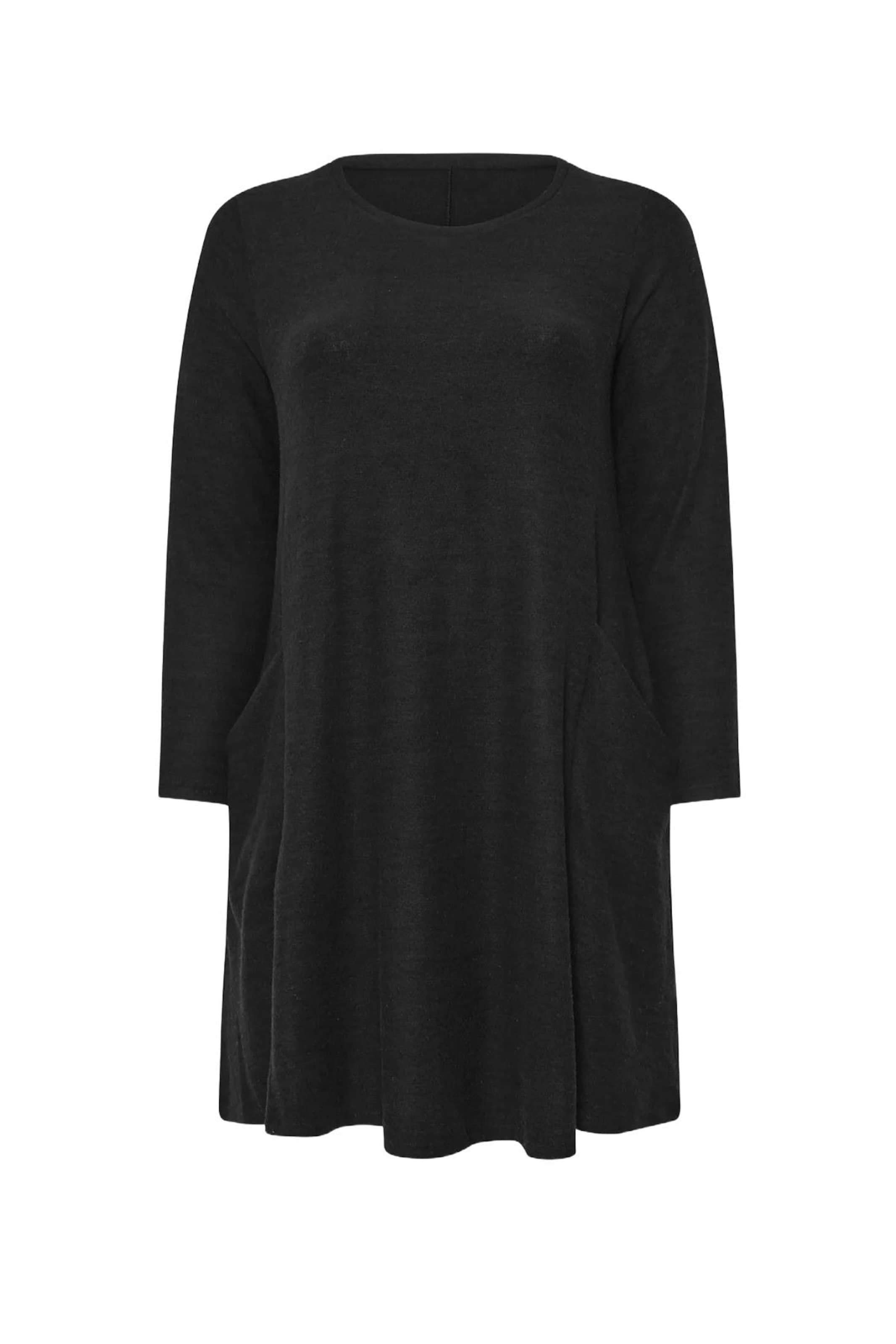 Shape Of You Kleid in Schwarz: Vorderseite