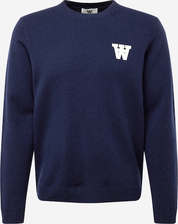 WOOD WOOD - Jersey 'Tay' en azul: frente