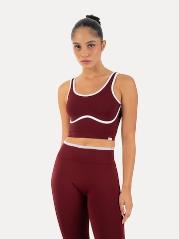 Smilodox Sporttop in Rood: voorkant