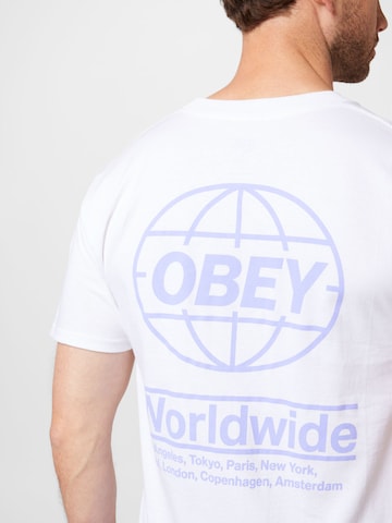 Obey Tričko – bílá