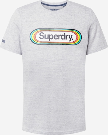 Superdry Тениска в сиво: отпред