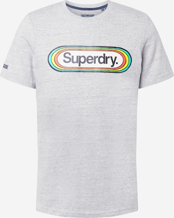 T-Shirt Superdry en gris : devant