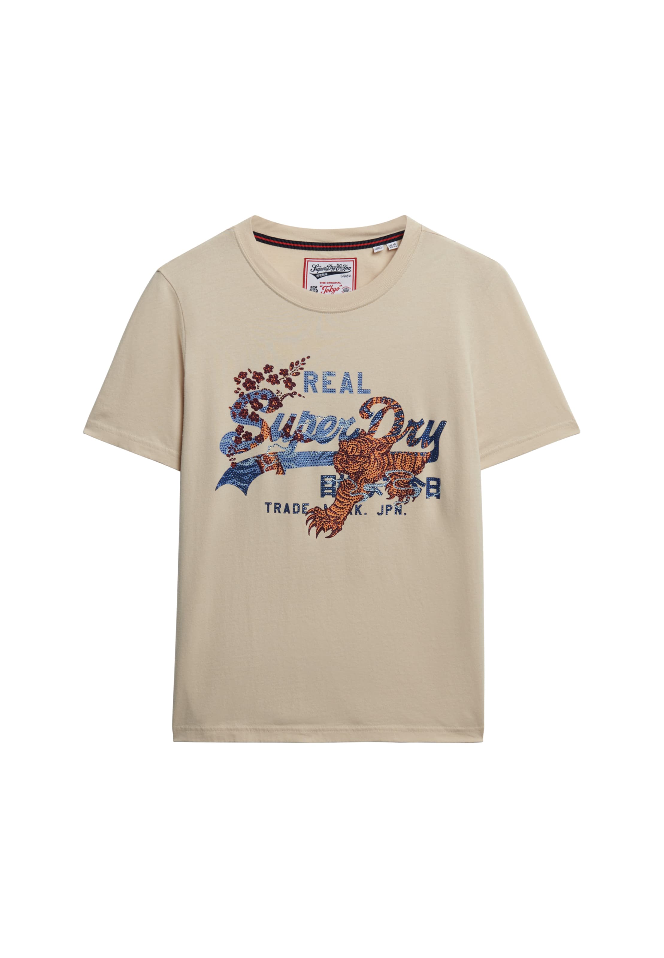 Superdry & Co Shirt in Beige: front