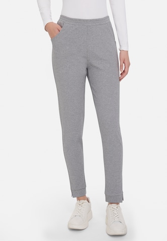 Peter Hahn Regular Pants in Grey: front