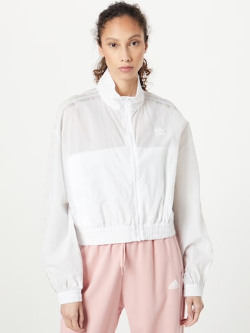 ADIDAS ORIGINALS Between-Season Jacket in White: front