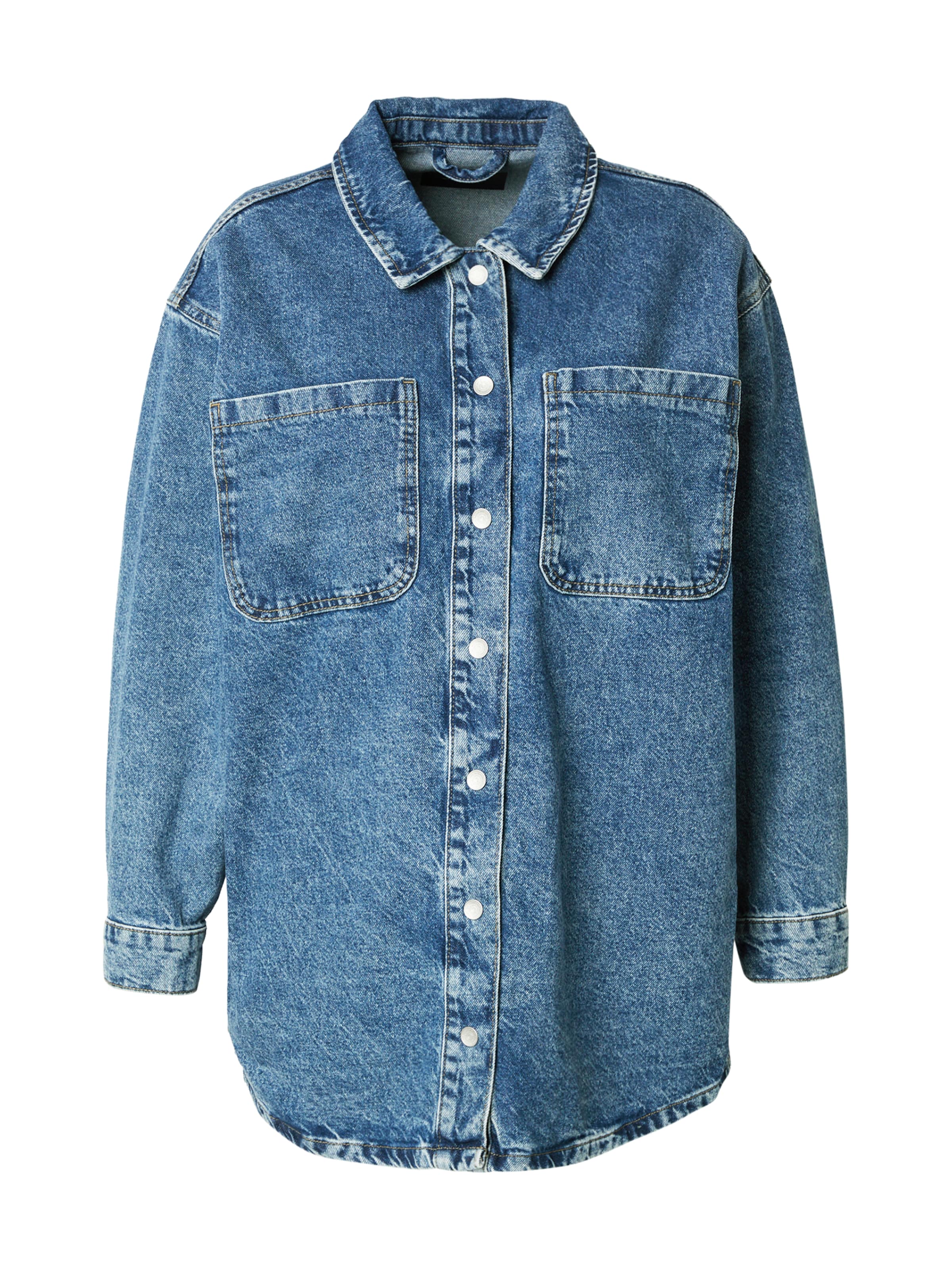 Noisy May Curve Prechodná bunda 'NMALVA' - Modrá: predná strana