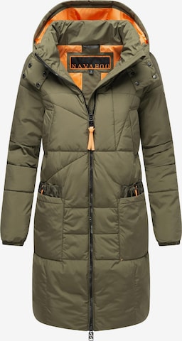 NAVAHOO - Abrigo de invierno 'Bliblablubb 14' en verde: frente