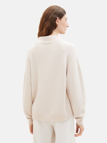 TOM TAILOR Sweater in Beige