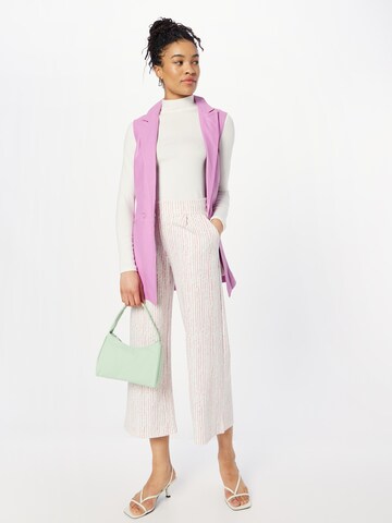 ICHI Loose fit Trousers 'Kate' in White