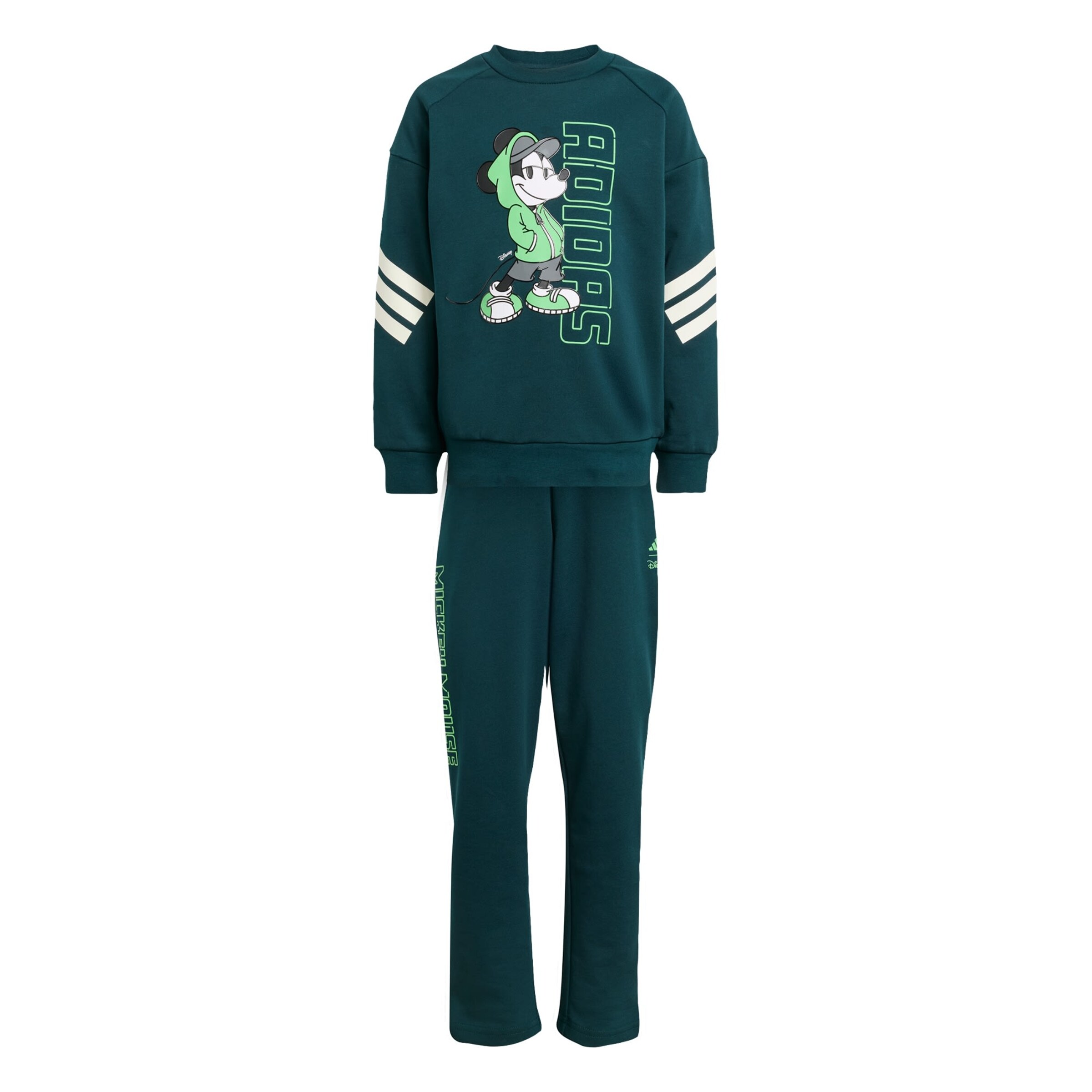 ADIDAS SPORTSWEAR - Chándal 'Adidas x Disney Micky Maus' en verde: frente