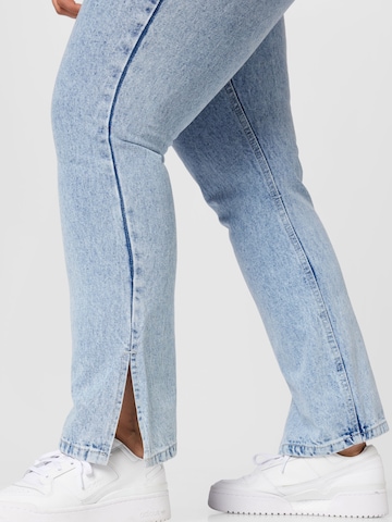 Noisy May Curve Regular Jeans 'JOEY' in Blau