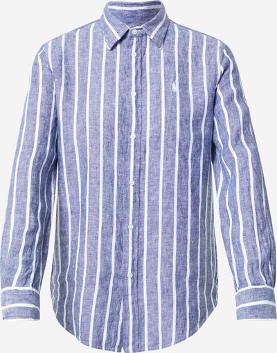 POLO RALPH LAUREN Blus i blåmelerad / vit, Produktvy