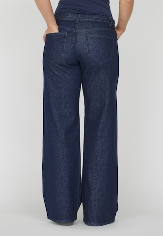 Wide leg Jeans 'ONEA' di SISTERS POINT in blu