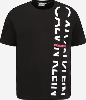 Calvin Klein Big & Tall T-Shirt in Schwarz: front