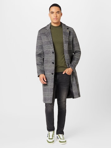 BURTON MENSWEAR LONDON - Abrigo de entretiempo en negro