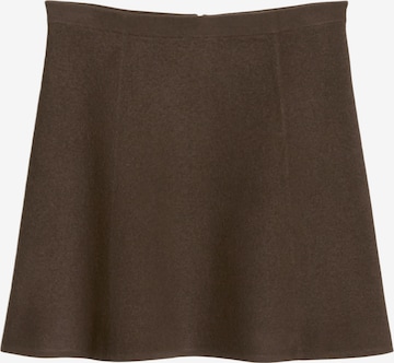 Jupe Marc O'Polo en marron : devant