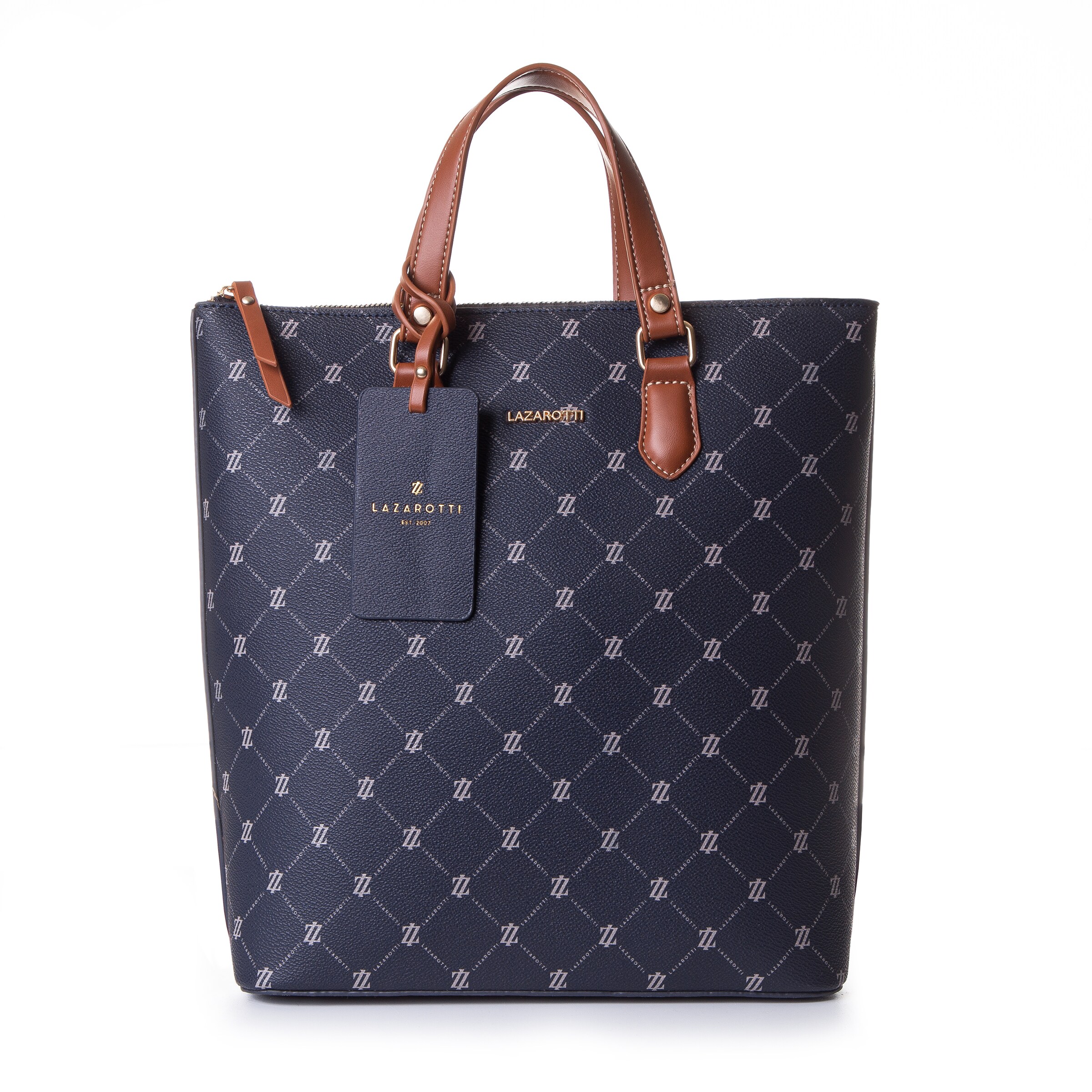 Zaino 'Palermo ' di Lazarotti in blu: frontale