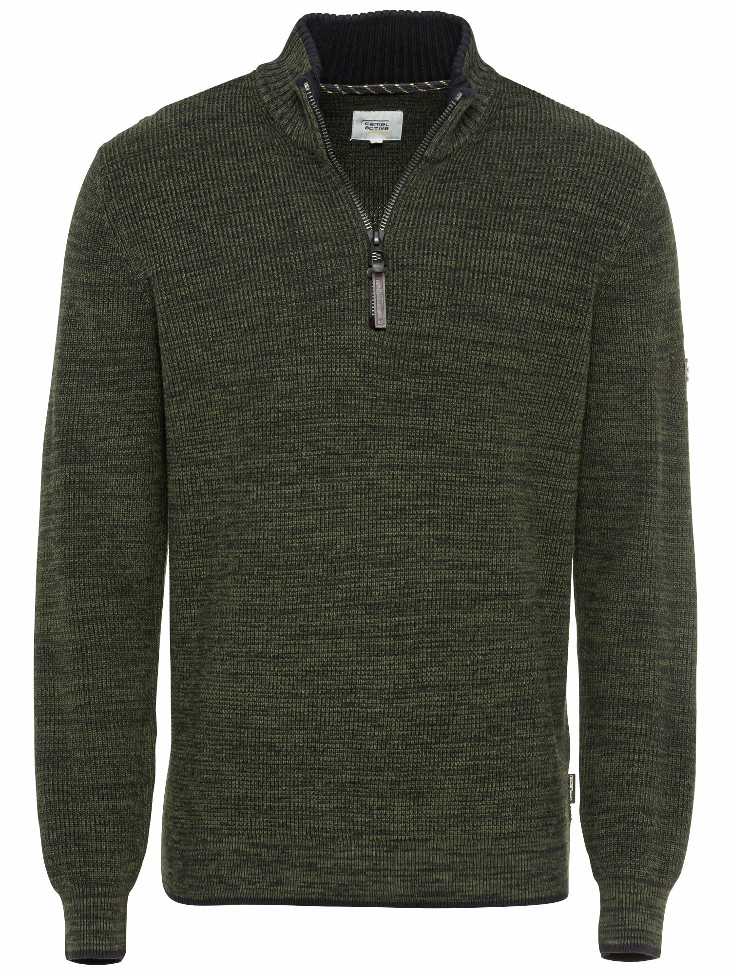 CAMEL ACTIVE Pullover in Oliv 