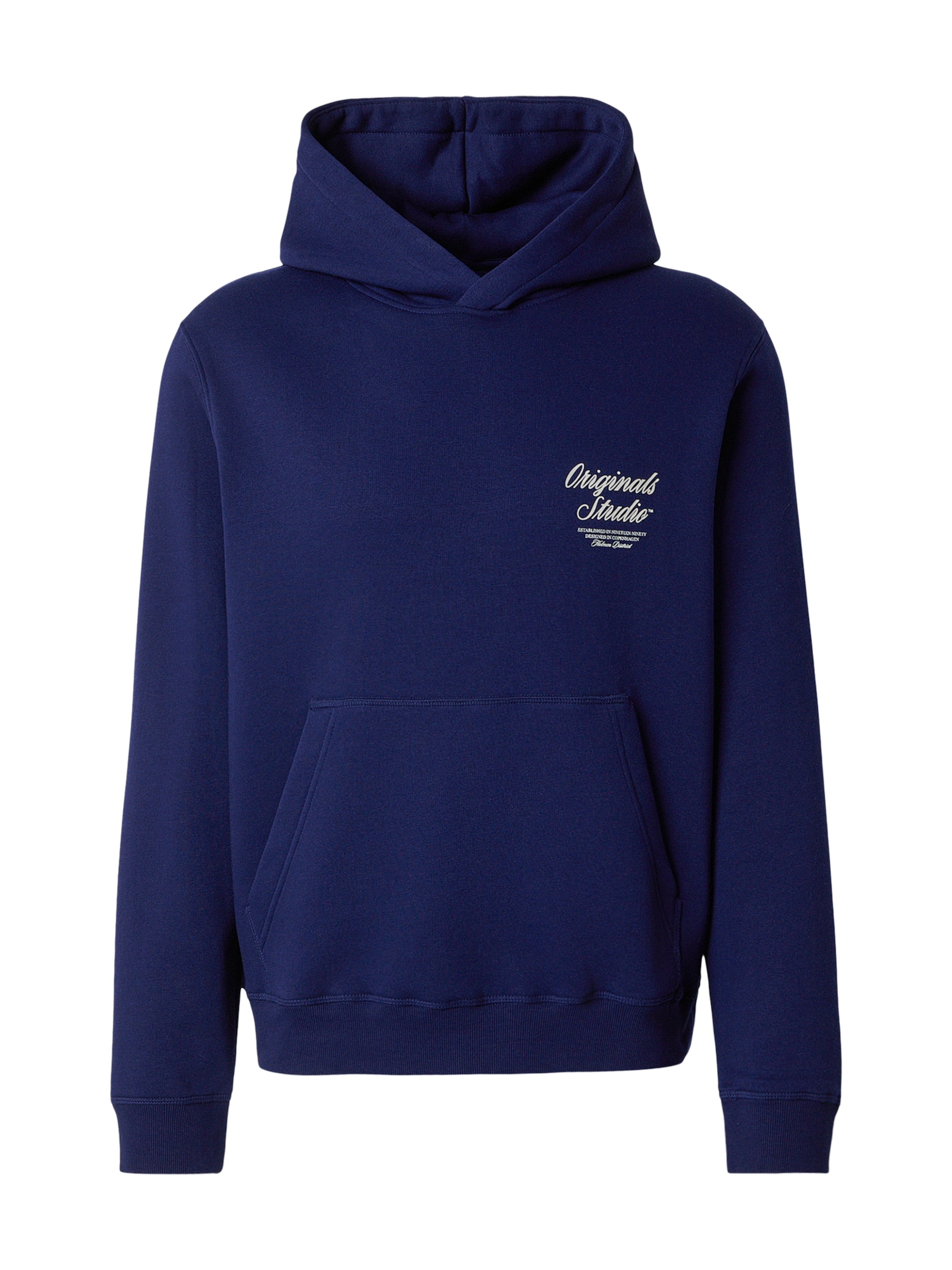 JACK & JONES Mikina 'JWHNORREBRO' – modrá: přední strana