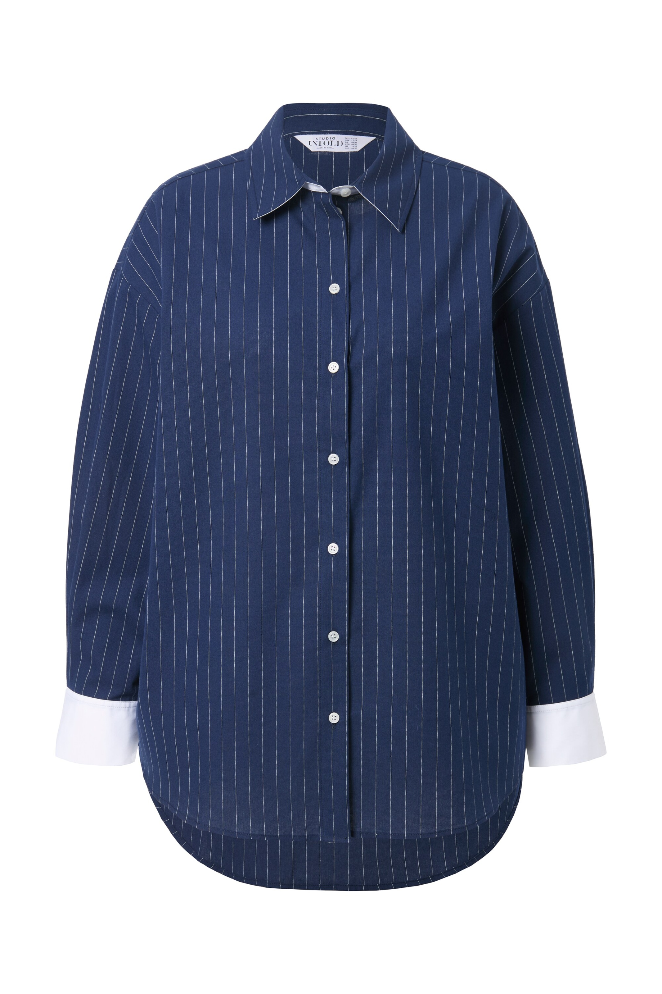 Studio Untold Blouse in Blauw: voorkant