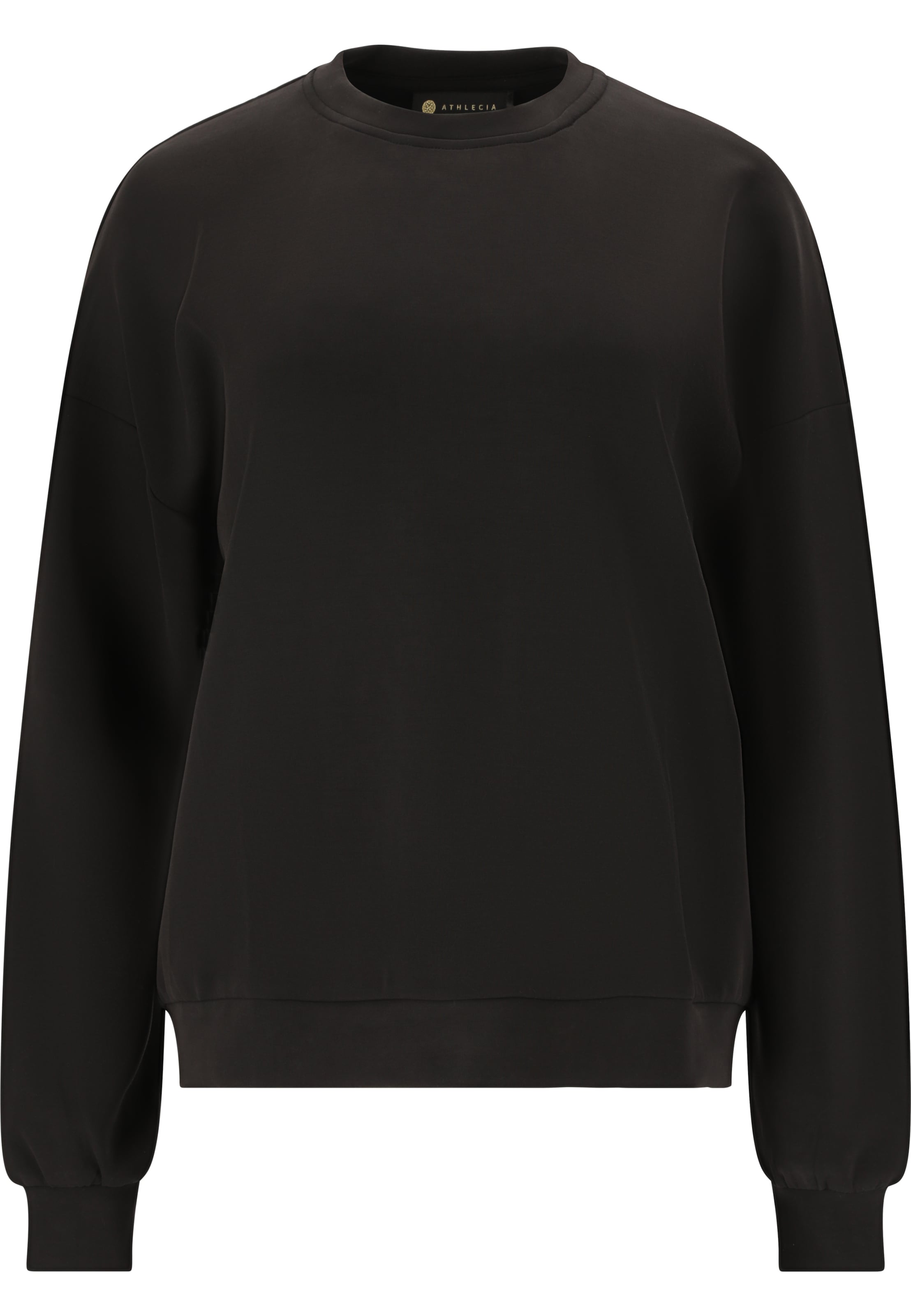 Athlecia Sweatshirt 'Jillnana' in Schwarz: Vorderseite