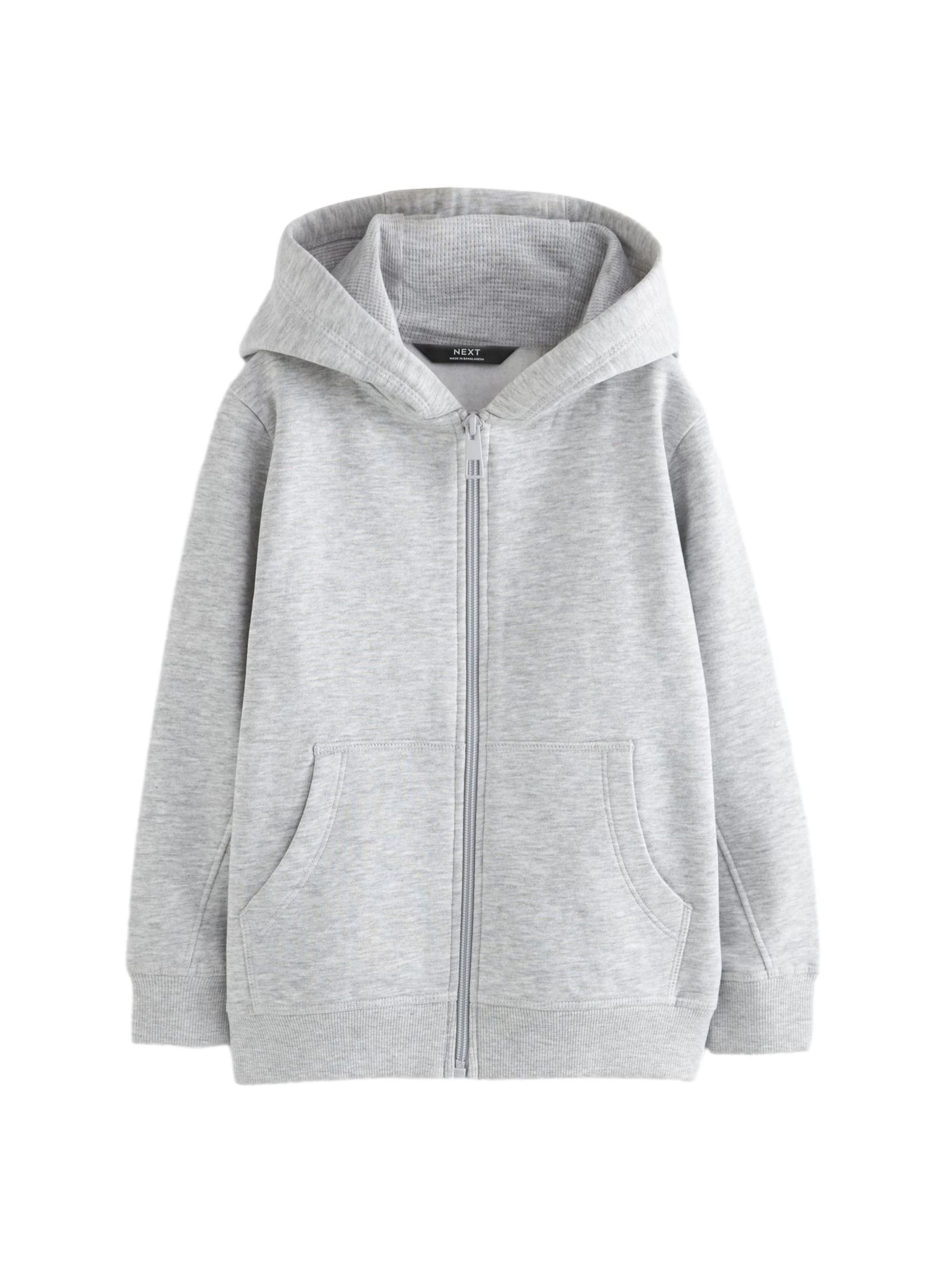 Next Sweatjakke i grå: forside